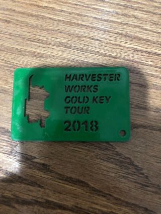 John Deere Harvester 2018 Gold Key Tour Gift