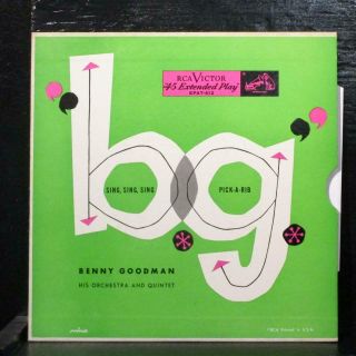 The Benny Goodman Quintet – Sing,  Sing,  Sing Vg,  7 " Vinyl 45 Rca Epat 412 Jazz