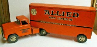 Tonka Allied Van Lines Truck And Trailer Vintage