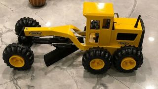 Vintage Tonka Toys Yellow Farm Plow Metal Tractor