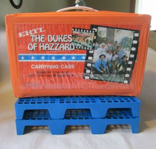 1981 Ertl The Dukes Of Hazzard 24 Car Vinyl Carrying Case 965 Usa (0742)