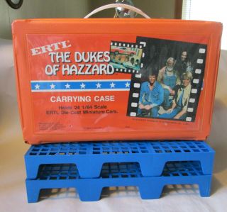 1981 Ertl The Dukes Of Hazzard 24 Car Vinyl Carrying Case 965 Usa (2611)