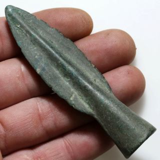 Museum Quality Roman Bronze Long Shot Arrowhead Circa 100 - 200 Ad