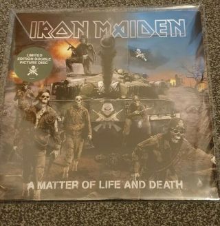 Iron Maiden - Dble Lp Pic Discs - A Matter Of Life And Death - 2006 Orig.  Emi -