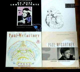 Paul Mccartney Uk Nm 12 " Lp X 4 Inc Press,  Once Upon A Long Ago