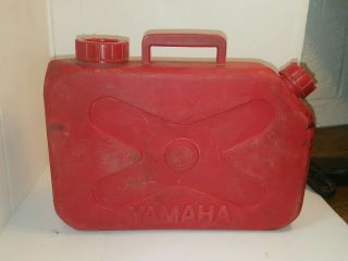 Very Rare Vintage Yamaha Plastic Fuel Gas Tank Can Jug