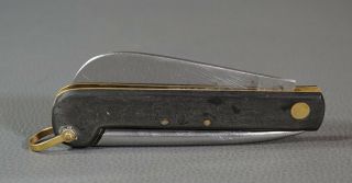 WWII German Army Wehrmacht Officers Solingen Pocket Folding Blade Awl Knife Tool 2