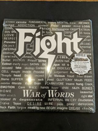 Fight - War Of Words Black Friday 2019 Exclusive.  1500 Copies.  Nr.  In Hand Now