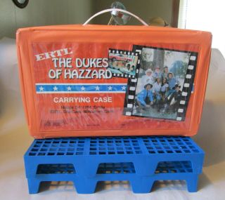 1981 Ertl The Dukes Of Hazzard 24 Car Vinyl Carrying Case 965 Usa (0492) 2
