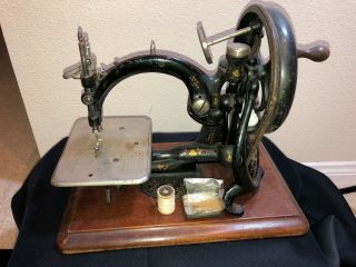 Willcox & Gibbs Antique Vintage Sewing Machine - Please Read