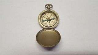 Vintage WWII WITTNAUER U.  S.  Military Compass US 3