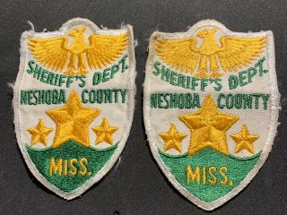 Old Sheriff’s Depr.  Patch (2) Neshoba County,  Mississippi