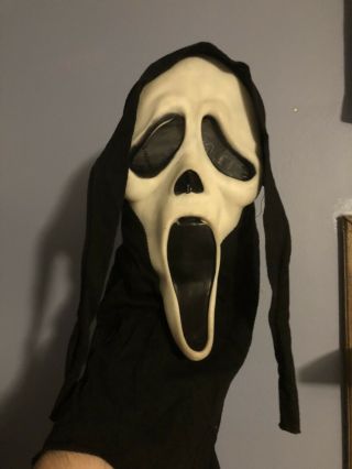 Ghost Face Scream Mask Fun World Easter Unlimited Fantastic Faces Vintage Cloth