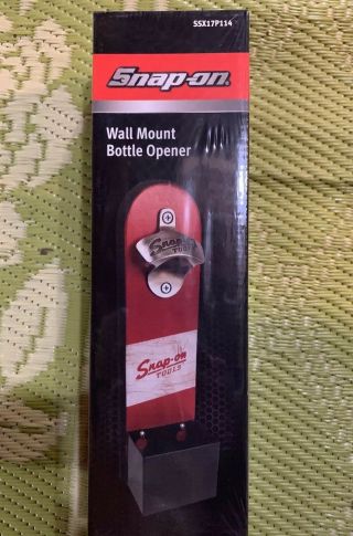Snap - On Tools Wall Mount Bottle Opener With Cap Catch