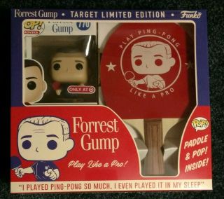 Funko Pop Forrest Gump Target Exclusive With Ping - Pong Paddle