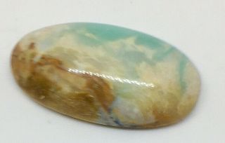 3.  5g Indonesian Blue Opalized Petrified Wood Natural Landscape Picture Design