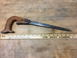 Vintage Henry Disston & Sons Keyhole Hand Saw Circumstance Saw Great Blade Usa