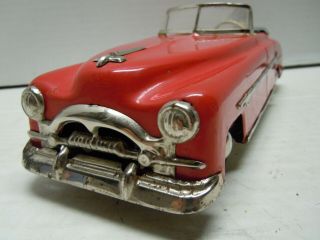Vintage 1950 ' s Germany Ford Convert Tin Wind Up Sports Car. 2