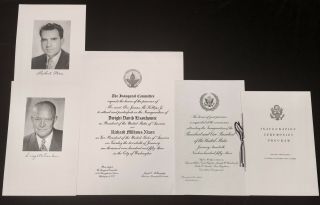 Invitations To And Program For The 1953 Inauguration Of Dwight D.  Eisenhower