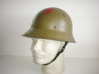 Czech German Army Ww2 Wwii Vz29 M29 Reissue Helmet Inv 33