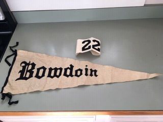 1922 Bowdoin College Banner And Class Of 1922 Arm Band 2022 Centennial