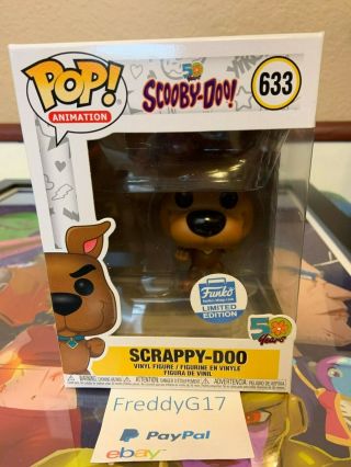 Funko Pop Scooby Doo Scrappy Doo 633 Funko Shop Exclusive