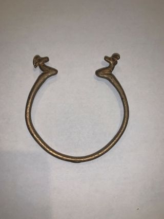Ancient Persian (achaemenid Empire) Bronze Bracelet From Lorestan Province