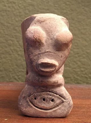 Unique Pre - columbian Clay 