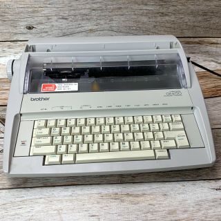 Vtg Brother Gx - 6750 Correctronic Electronic Daisy Wheel Portable Typewriter