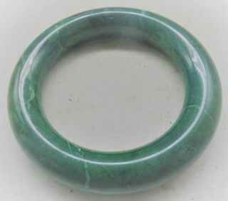 Antique Chinese Jade Carved Bangle Circa 1800 - 1900ad
