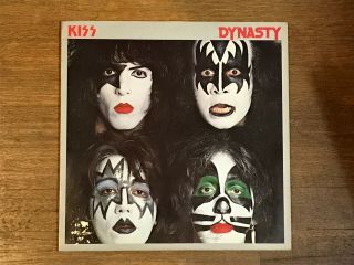Kiss Wlp W/ Poster - Dynasty - White Label Promo - Casablanca Records Nblp - 7152
