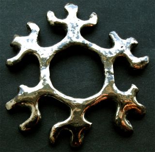 A Very Rare Ancient Viking Bronze Amulet Vegvisir?