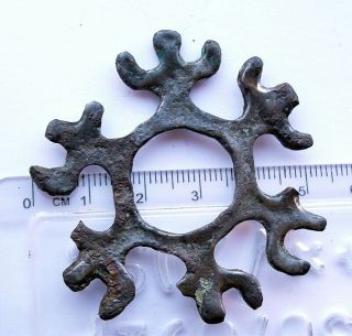 A very rare ancient Viking bronze amulet VEGVISIR? 3
