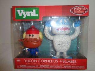 Funko Vynl: Rudolph Bumbles And Yukon Cornelius Collectible Vinyl Figures Nrfb