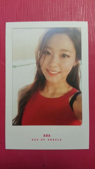 Aoa Seolhyun Official Photocard Weekend Ver.  4th Album Good Luck Photo Card 설현