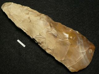 8500y.  O: Wonderful Ax Adze 146mms Danish Stone Age Mesolithic Flint Maglemose C