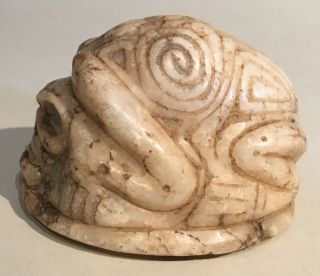 Taino Marble Full Figure Cemi/stamp Precolumbian