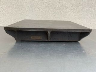 Vintage Machinist Steel Surface Plate 51 Pounds 15 Inches X 13 Inches X 2 - 7/8
