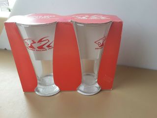 Holden Racing Team Logo (2004) Two Beer Glasses Man Cave Glass Pack