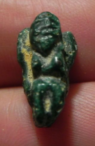 Zurqieh - As15658 - Ancient Egypt,  Roman Glass Amulet Of Eros?.  200 - 300 A.  D
