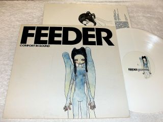 Feeder " Comfort In Sound " 2002 Alternative Rock Lp,  Nm,  White Vinyl,  Uk