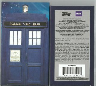 Doctor Dr.  Who The 10th Doctor Adventures Widevision Box Set Trading Cards