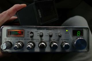 Vintage Uniden Grant Xl Cb Radio With Mic Great