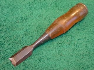 Vintage Stanley No.  60 Butt Chisel 3/4 " Woodworking Chisel W/strike Cap Usa
