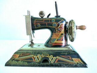 Casige Art Deco Toy Sewing Machine Germany Miniature Child 