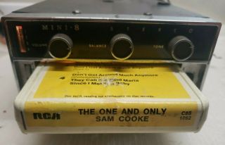 Vintage Mini 8 - Track Player Under Dash Car Stereo Model 100107 - 042