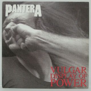 Pantera - Vulgar Display Of Power Lp 1992 Eu Orig Atco Slayer Metallica Soulfly