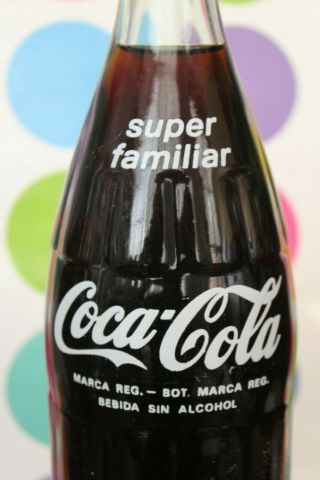 Uruguay Vintage Old Coca Cola Big Tall Bottle Acl Familiar Size Rare 1000 Liter