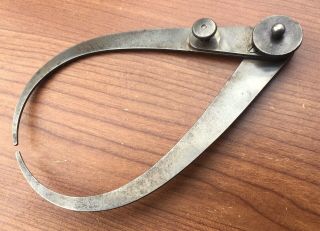 L.  S.  Starrett Co.  No.  38 - 6 " Lock Joint Precision Outside Calipers Pat.  5 - 31 - 1895