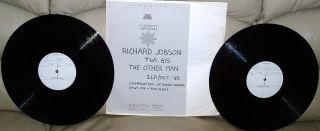 Richard Jobson - The Right Man 2 X Lp Belgium Test Pressing,  Skids,  Armoury Show